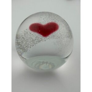 Caithness Glass Sweetheart Heart Paperweight Scotland
